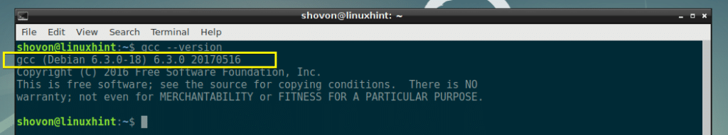 Gcc linux