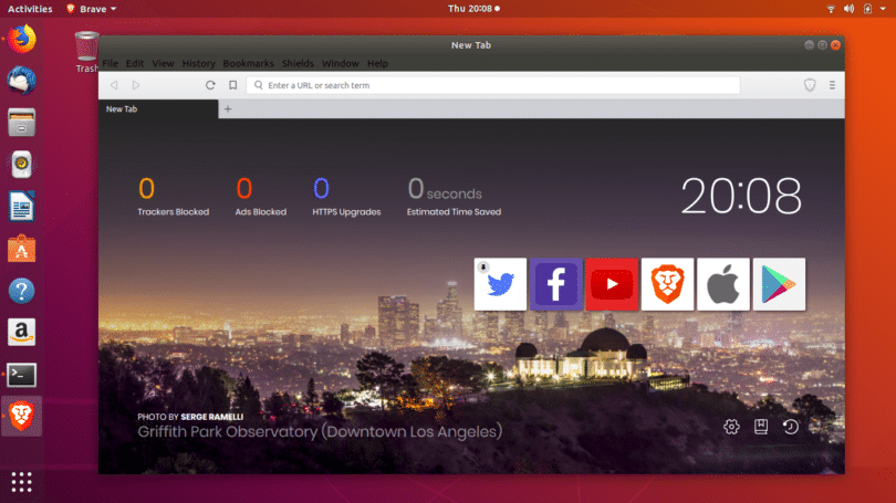 ubuntu install brave web browser