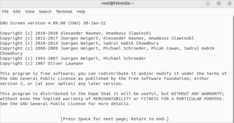 A short tutorial on screen command, by Shub A