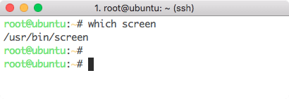 Screen-Befehlsort