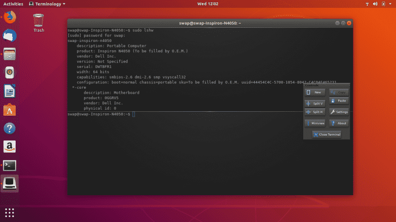 open terminal ubuntu as superuser