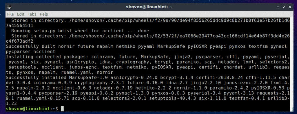 Install Nornir Python Library On Ubnutu Linux Hint