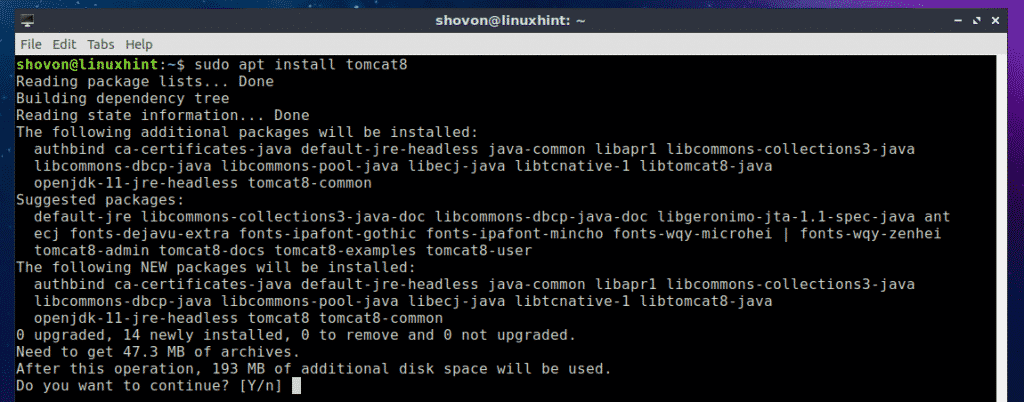 Как удалить tomcat ubuntu