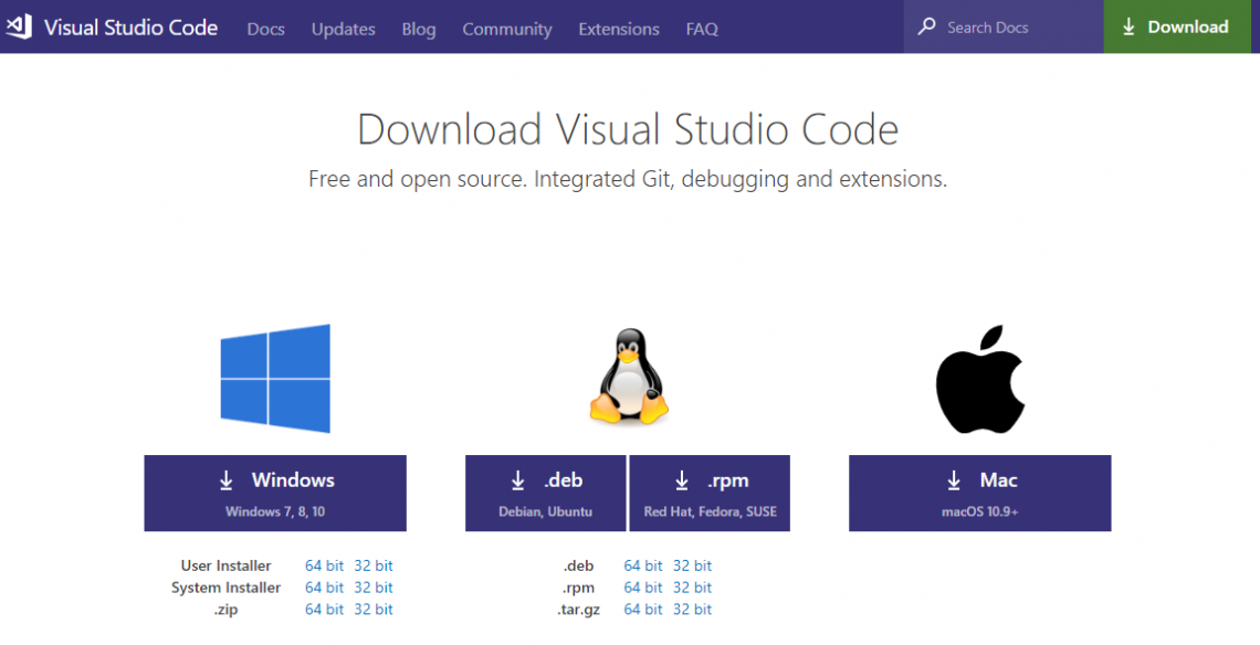 visual studio code for ubuntu