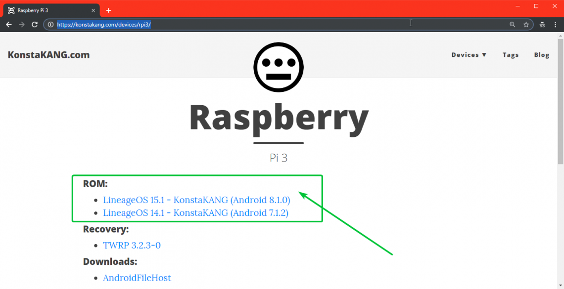 lineage os raspberry pi 4