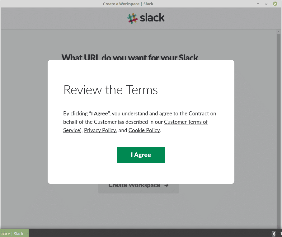 unable to install slack