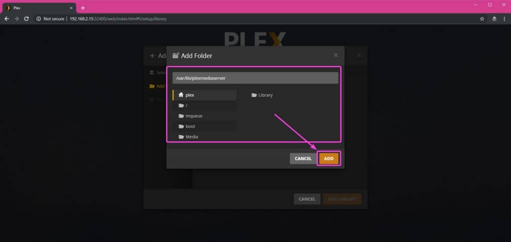 plex media server raspberry pi 3 image