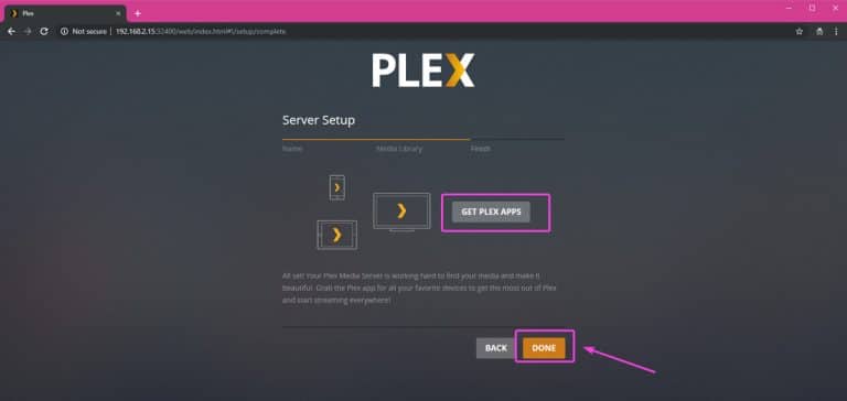 plex media server raspberry pi 3 hard drive