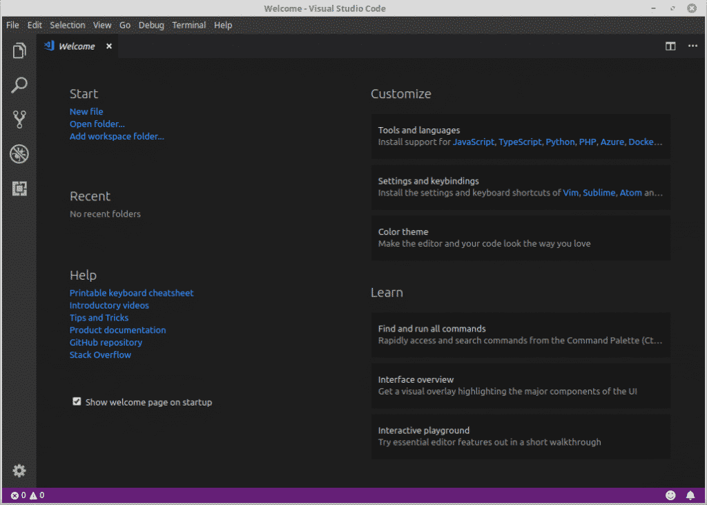 install visual studio code ubuntu from terminal