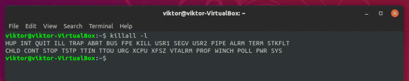 Killall linux команда не найдена