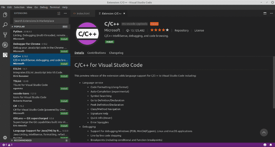 visual studio code for ubuntu