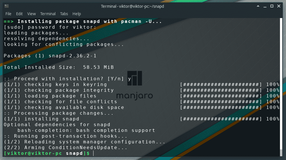 Packages git. Sudo Snap install DATAEXPLORE.