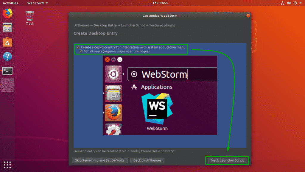 install webstorm linux
