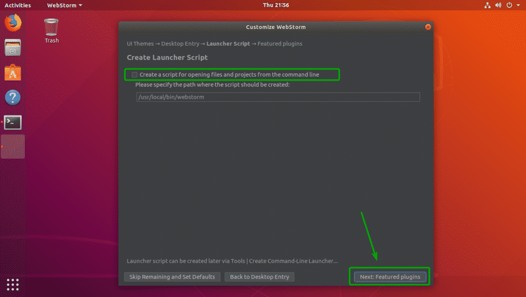 download install webstorm ubuntu