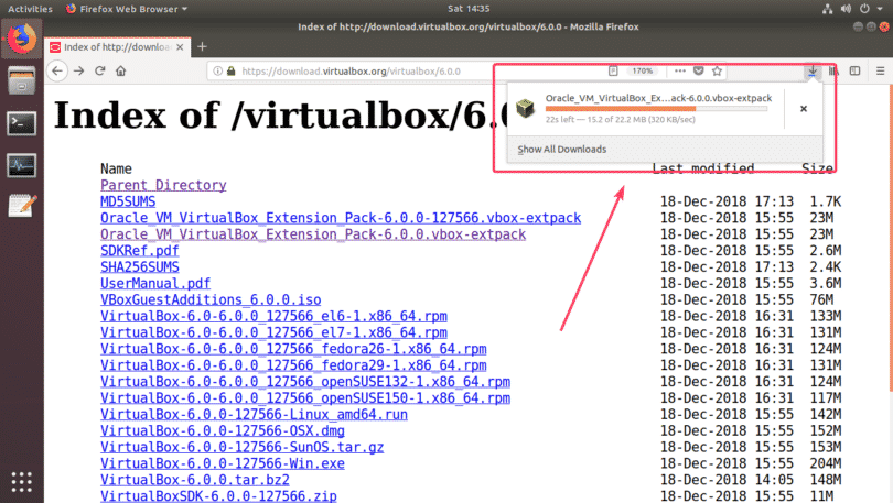 uhow to install ubuntu on virtualbox 5.1.18