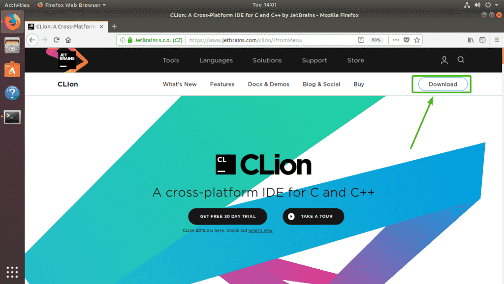 download clion jetbrains