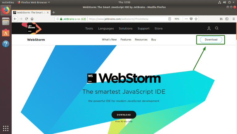 webstorm install ubuntu