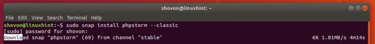 install phpstorm ubuntu command line