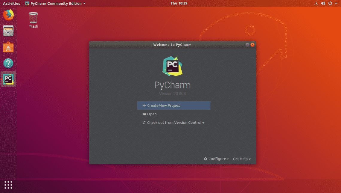 install pycharm ubuntu