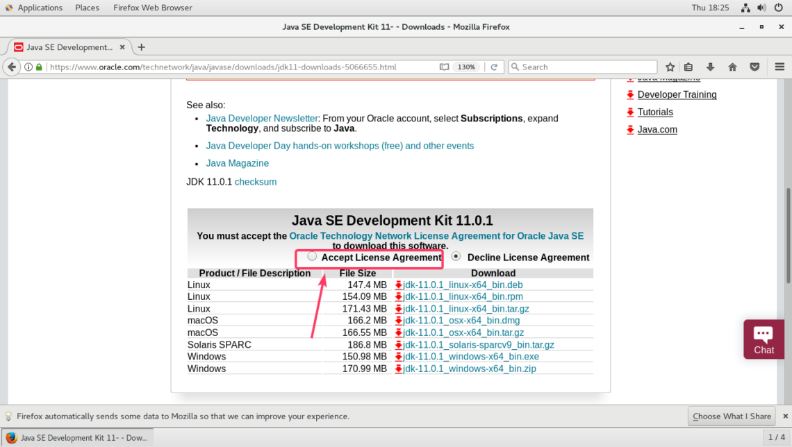 java se development kit 11 downloads page