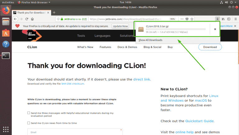 JetBrains CLion 2023.1.4 for mac download