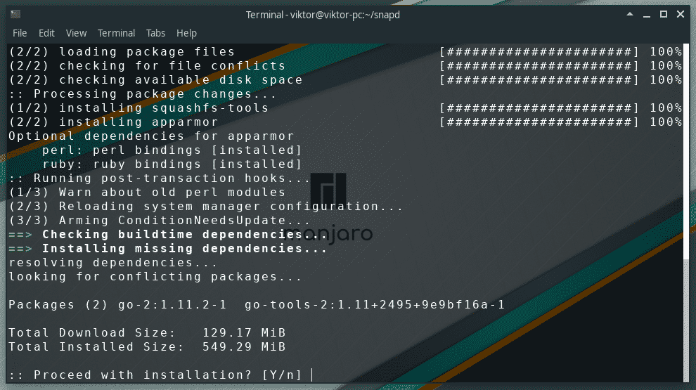 manjaro install spotify