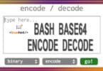 BASH BASE64 ENCODE DECODE