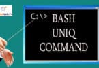 BASH UNIQ COMMAND