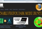 ENABLE FIREFOX DARK MODE UBUNTU