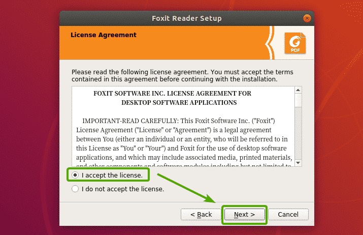 foxit reader ubuntu install