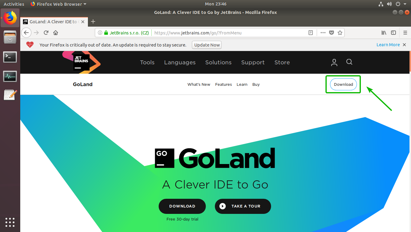 JetBrains GoLand 2023.1.3 free instals