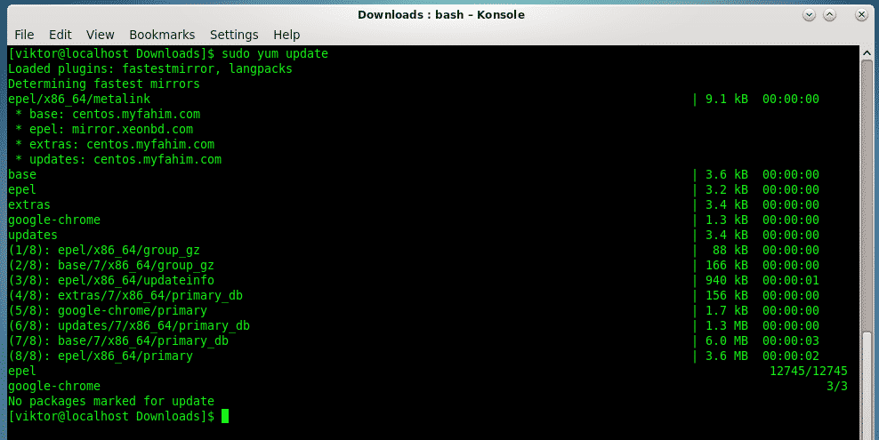 CentOS How To Install RPM Linux Hint