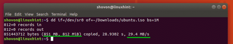 dd linux copy fast transfer