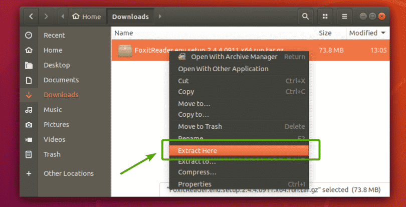 foxit ubuntu install