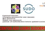 centos add users sudoers