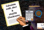 Calculate md5, sha1 and sha256 Checksums