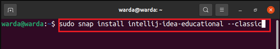 ubuntu install intellij