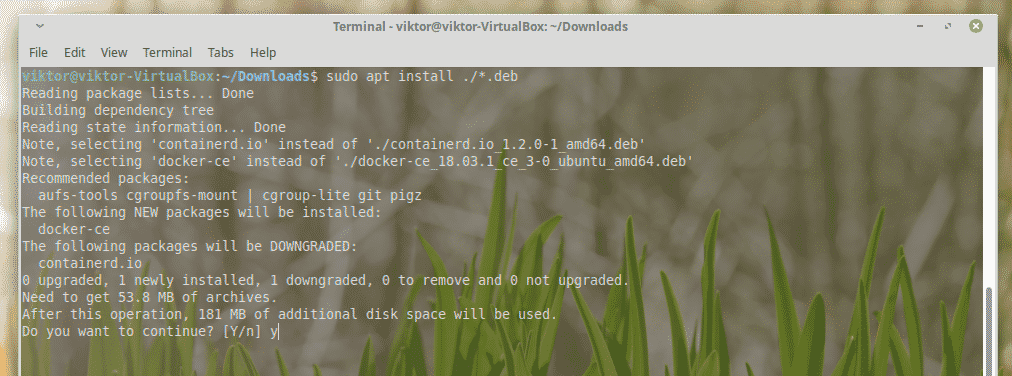 install docker linux