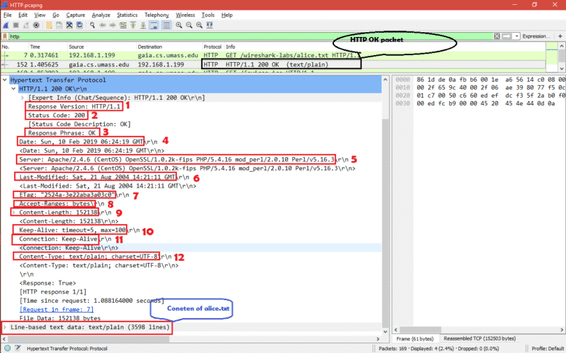 wireshark http requests sent