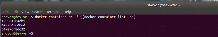 docker remove container by name
