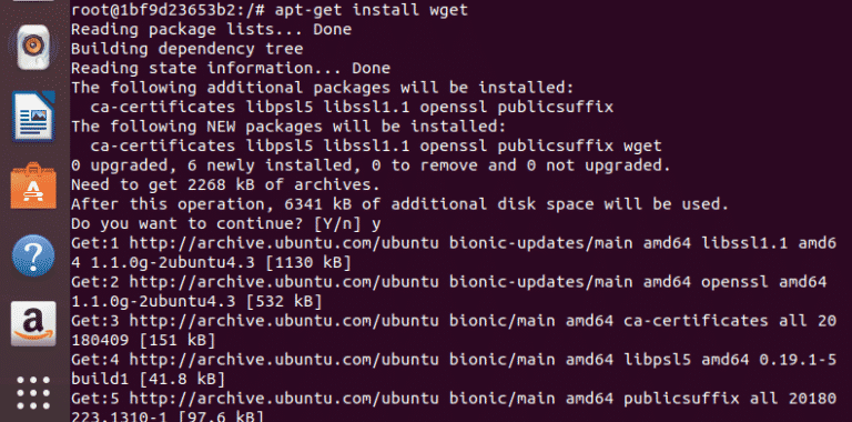 Apt install wget