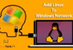 add linux to windows network