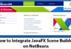 how to Integrate JavaFX Scene Builder on NetBeans