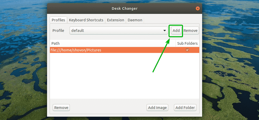 Addons extension. Profile Changer.