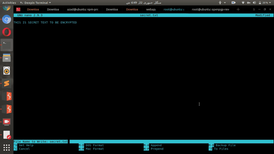 generate key pair linux â€“ How files GPG Encrypt/Decrypt to Hint using Linux