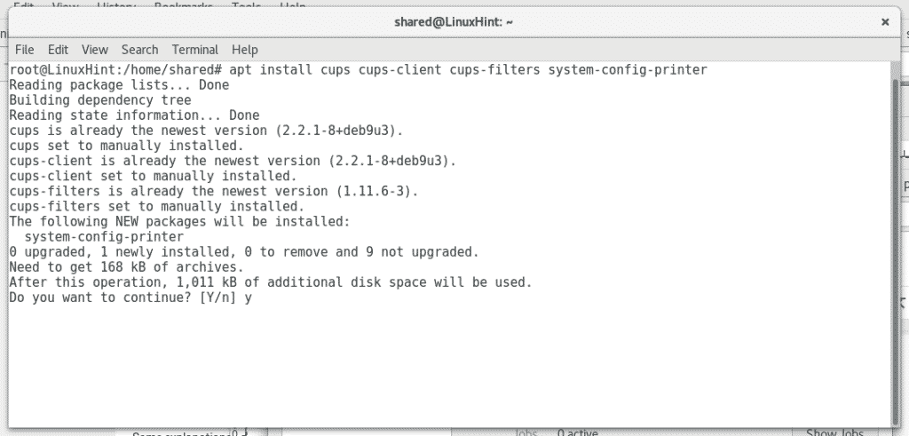 System config printer. Cups Linux. Service Cups restart.