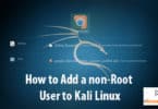 How to Add a non-Root User to Kali Linux