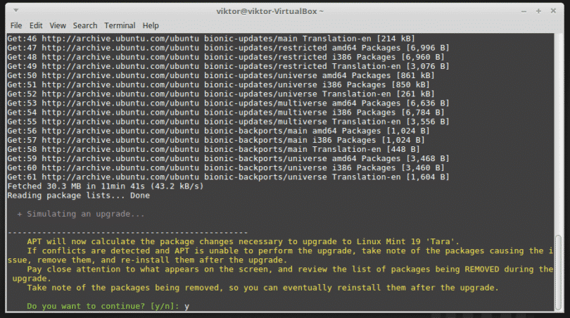 Linux Mint How to Update System