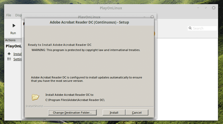 download acrobat reader linux mint