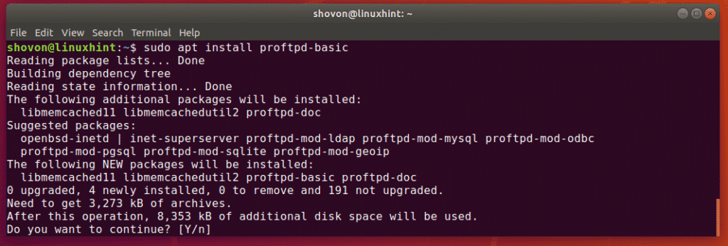 How to Setup an FTP Server with ProFTPd on Ubuntu 18.04 LTS